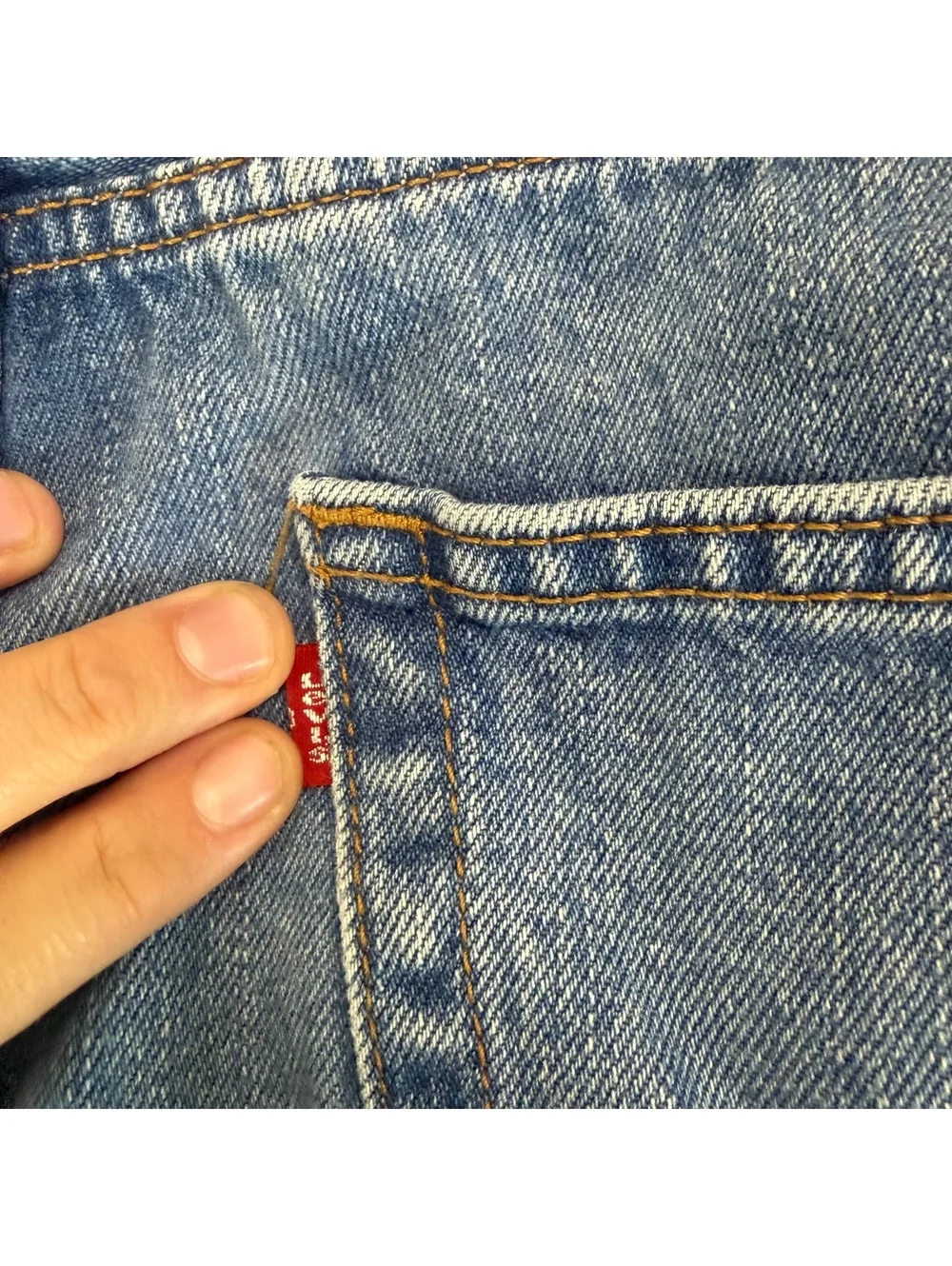 Levi's 505 Regular Fit Blue Denim Jeans W38 L29
